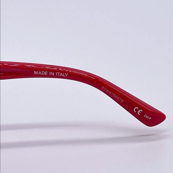 NEW BALENCIAGA BB0149S 004 RED CAT EYE SUNGLASSES - Picture 11 of 12